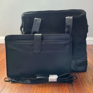 Beis Travel Special Edition Mini Weekender Bag in Croc